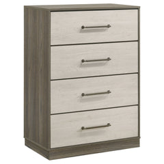 Fenwick 4-drawer Chest of Drawers Grey Oak - What&