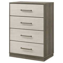 Fenwick 4-drawer Chest of Drawers Grey Oak - What&