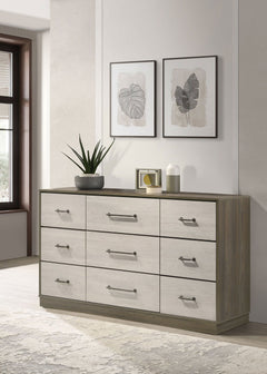Fenwick 9-drawer Dresser Grey Oak - What&