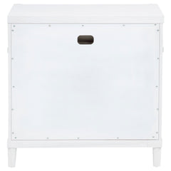 Gracemont 3-drawer Bedroom Nightstand Bedside Table White - What&