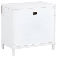 Gracemont 3-drawer Bedroom Nightstand Bedside Table White - What&