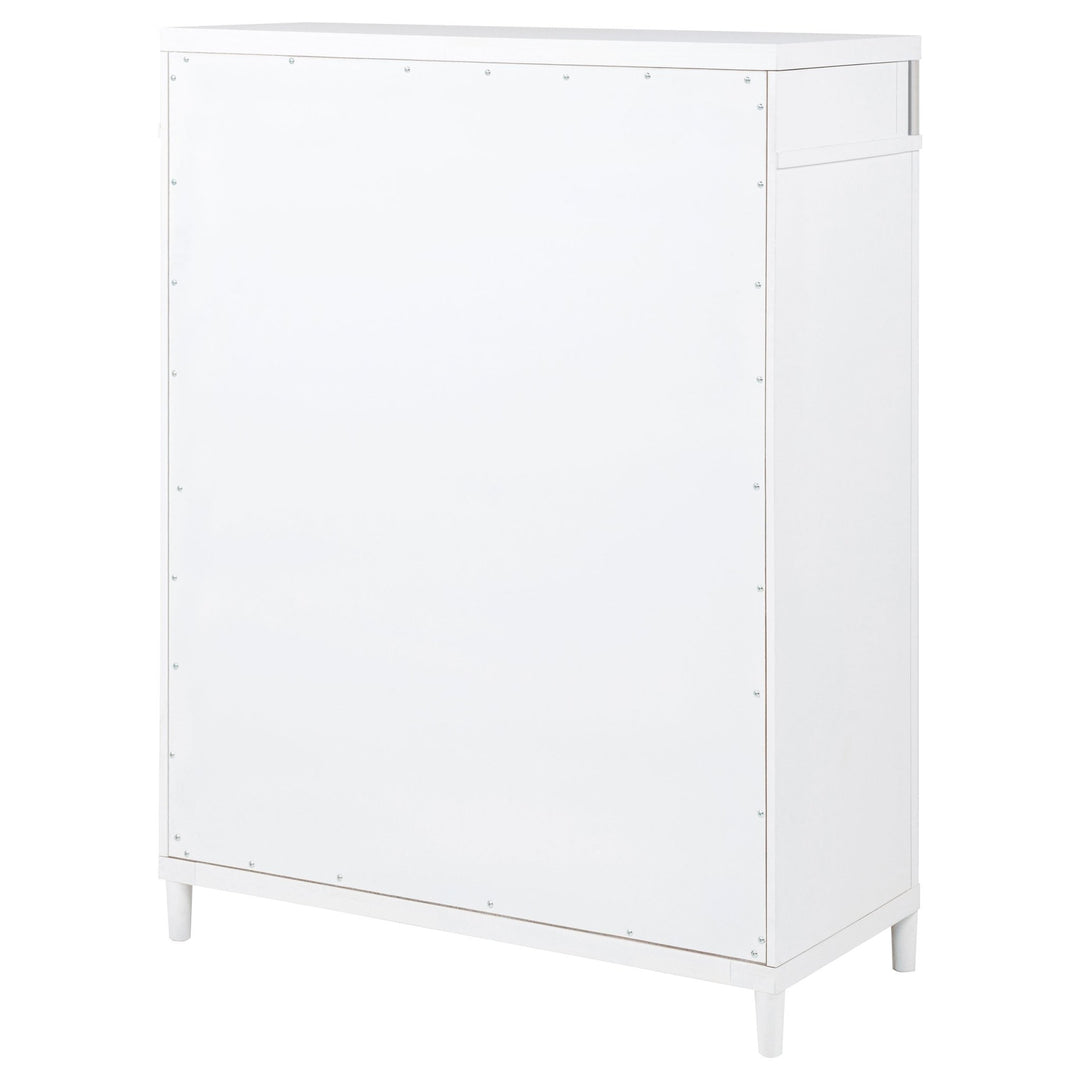 Gracemont 5-drawer Bedroom Chest of Drawers White - What&