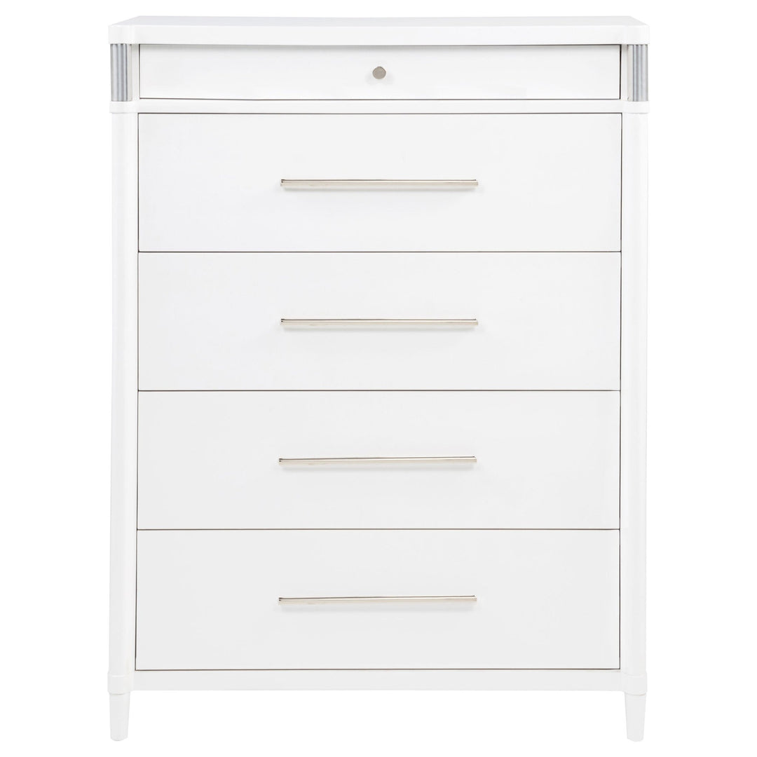 Gracemont 5-drawer Bedroom Chest of Drawers White - What&
