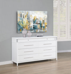 Gracemont 8-drawer Bedroom Dresser Cabinet White - What&