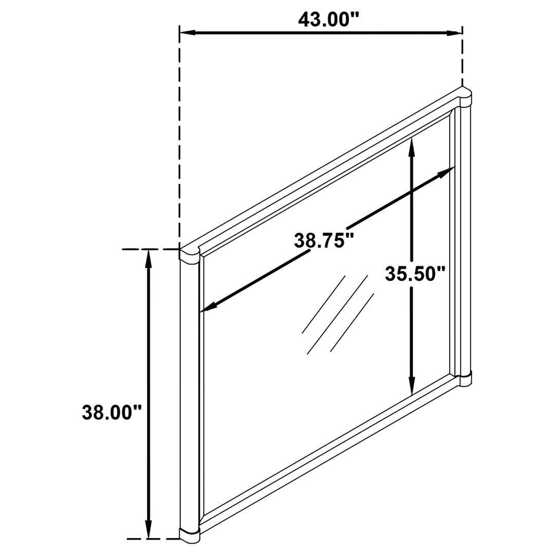 Gracemont Dresser Mirror White - What&