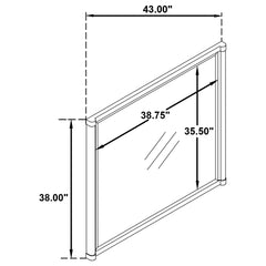 Gracemont Dresser Mirror White - What&