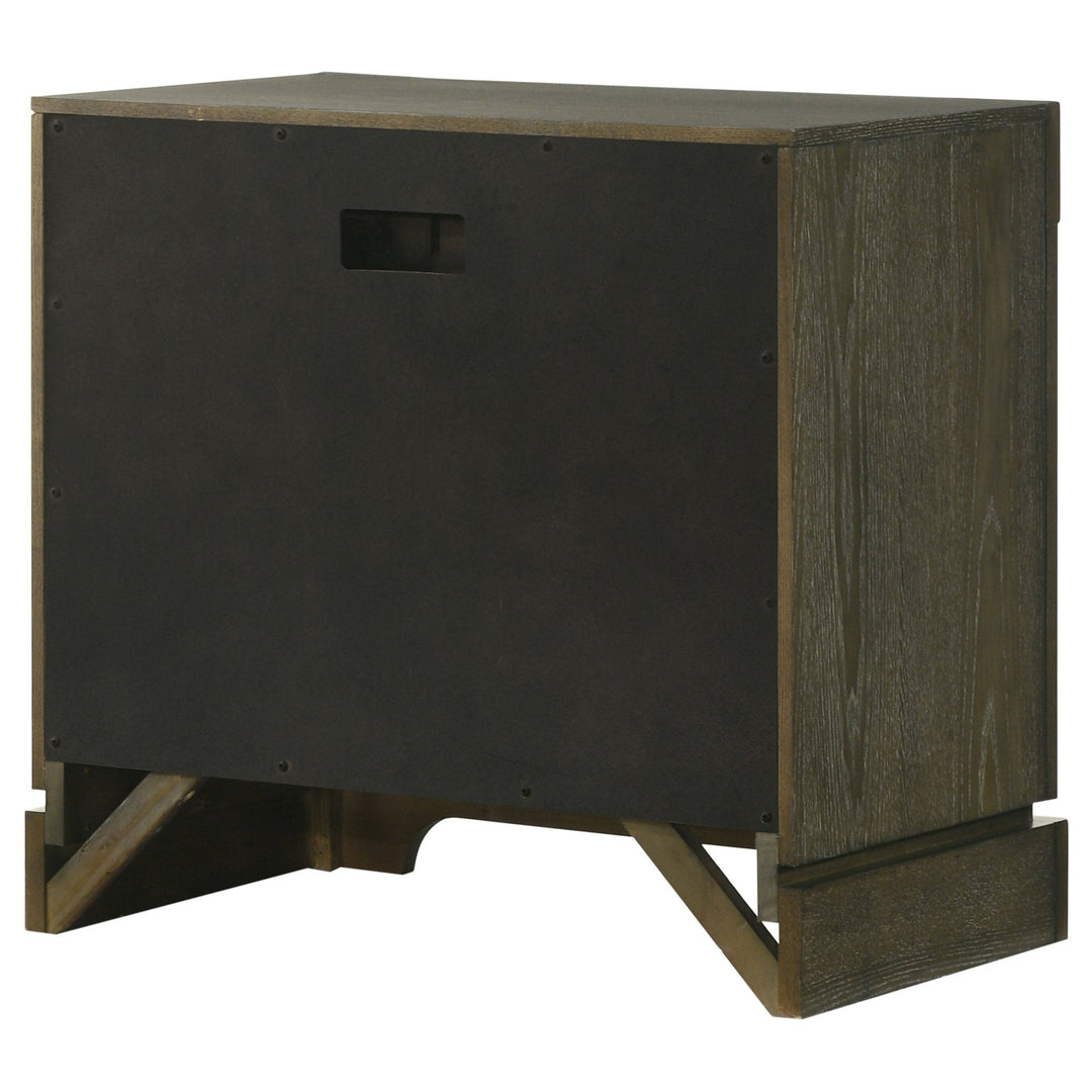 Gran Park 2-drawer Nightstand Bedside Table Dark Cocoa - What&