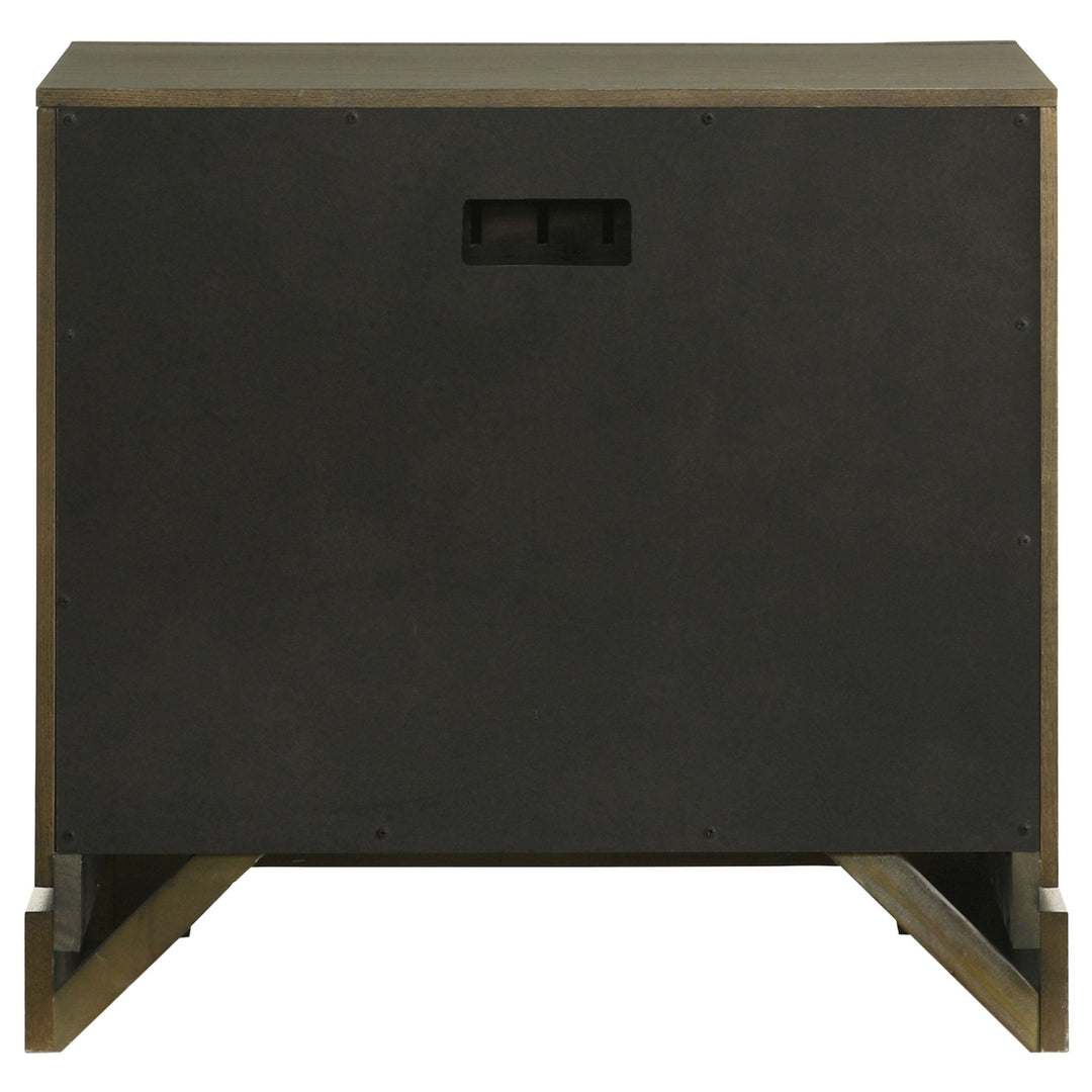 Gran Park 2-drawer Nightstand Bedside Table Dark Cocoa - What&
