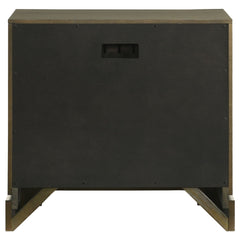Gran Park 2-drawer Nightstand Bedside Table Dark Cocoa - What&