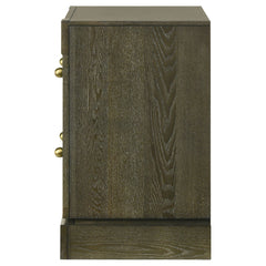 Gran Park 2-drawer Nightstand Bedside Table Dark Cocoa - What&