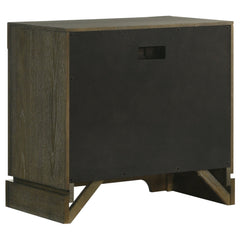 Gran Park 2-drawer Nightstand Bedside Table Dark Cocoa - What&
