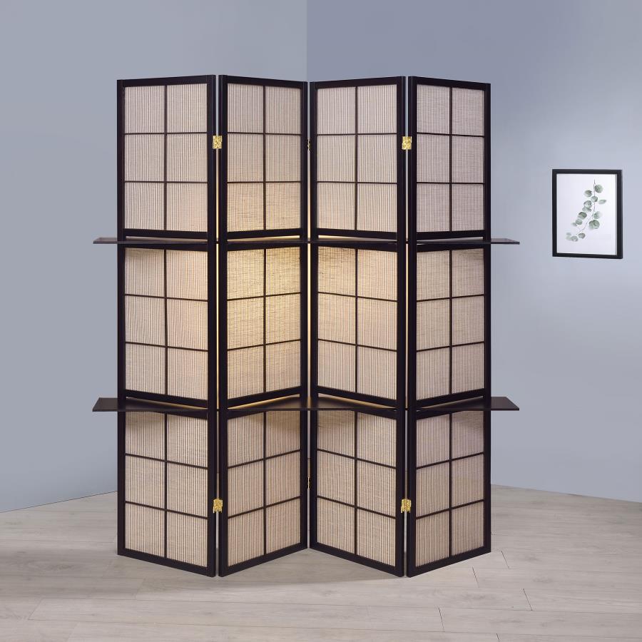 Iggy 4 - Panel Room Divider Folding Shoji Screen - Whats New Furniture - Portland, Oregon