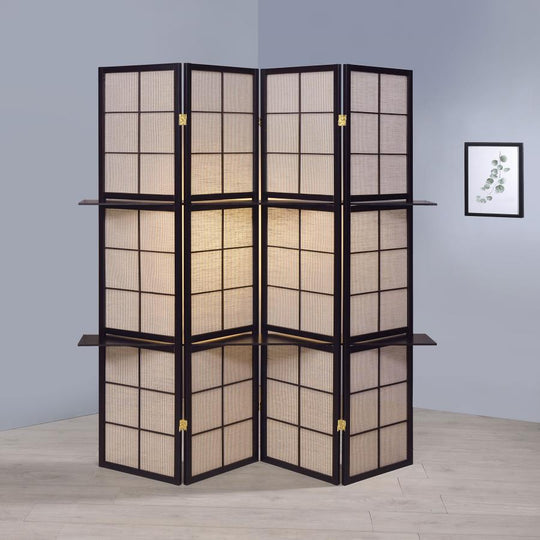 Iggy 4 - Panel Room Divider Folding Shoji Screen - Whats New Furniture - Portland, Oregon
