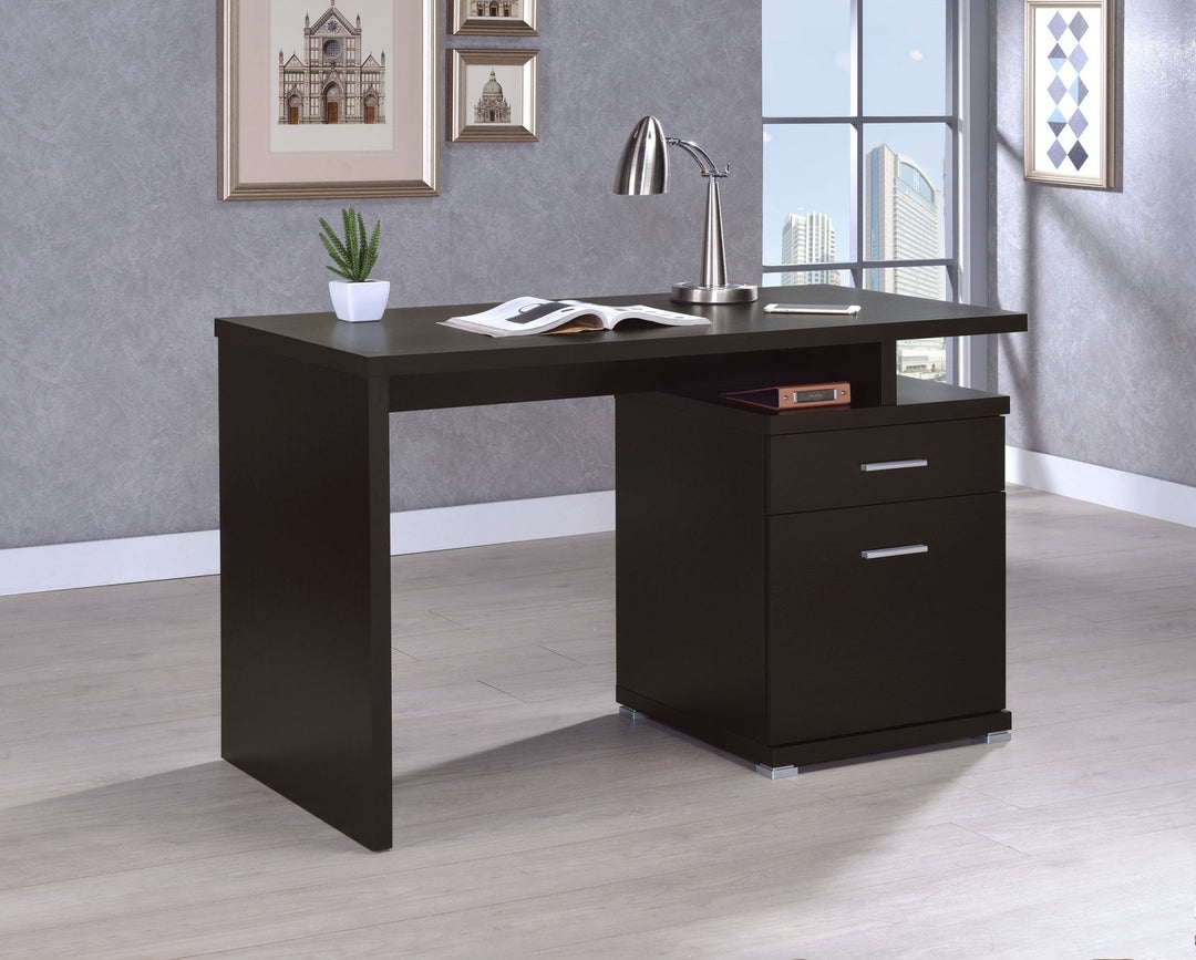 Irving 47-inch 2-drawer Office Computer Desk Cappuccino - What&