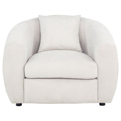 Isabella Fabric Upholstered Accent Chair Sand - What&