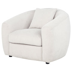 Isabella Fabric Upholstered Accent Chair Sand - What&
