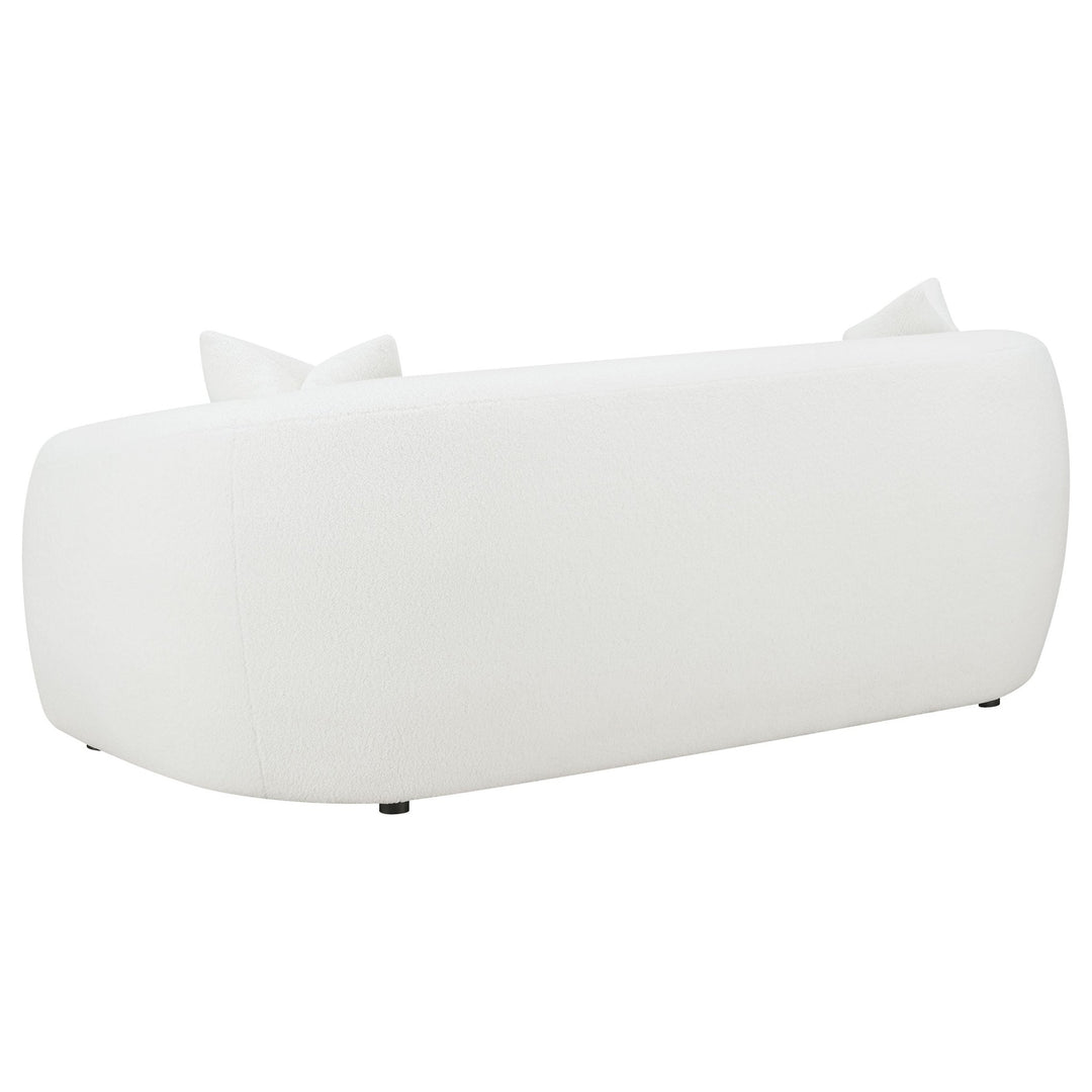 Isabella Faux Sheepskin Upholstered Sofa Natural - What&