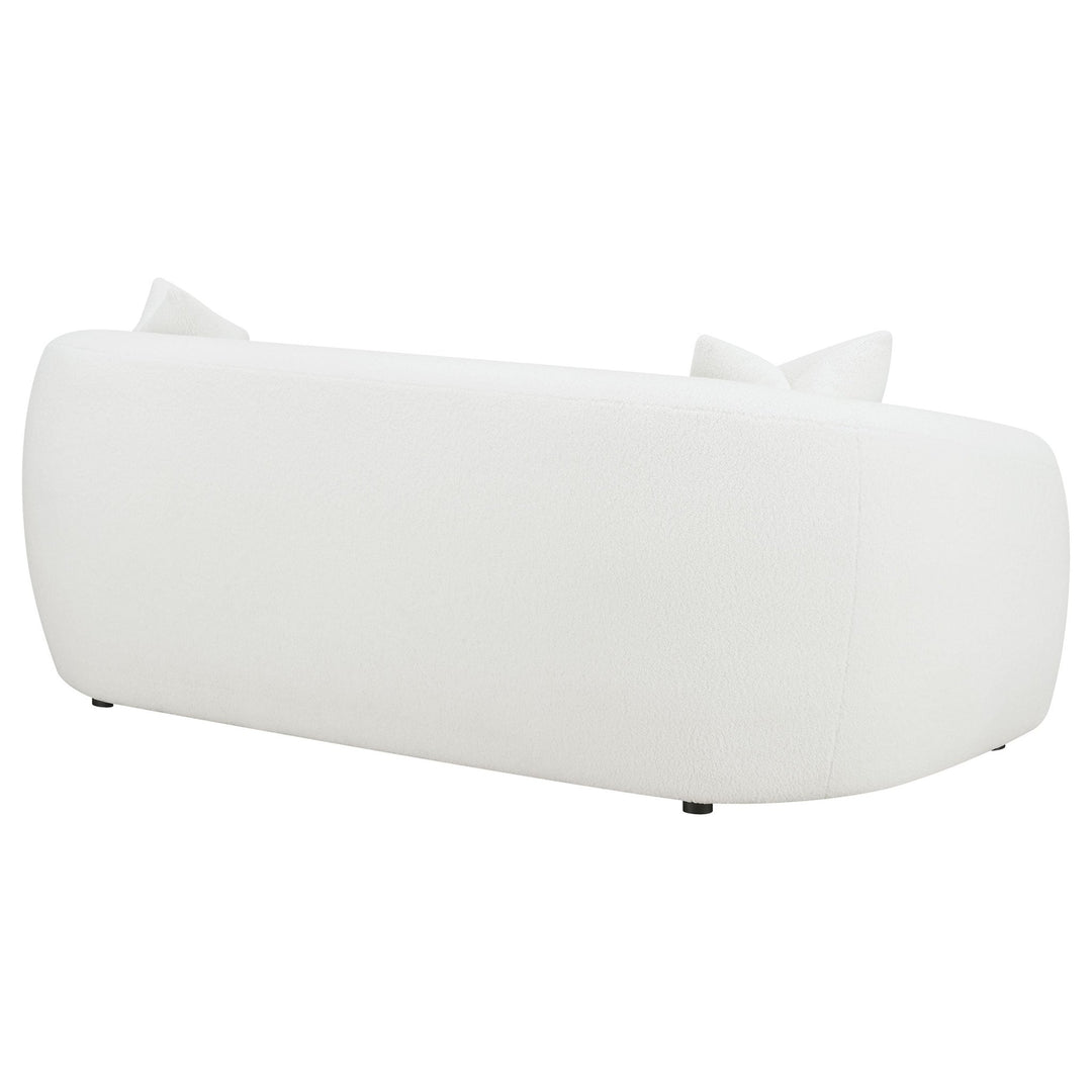 Isabella Faux Sheepskin Upholstered Sofa Natural - What&
