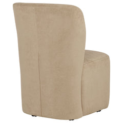 Jaelynn Upholstered Parsons Dining Side Chair Tan (Set of 2) - What&