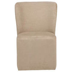 Jaelynn Upholstered Parsons Dining Side Chair Tan (Set of 2) - What&