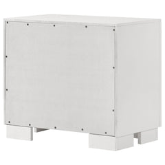 Jessica 2-drawer Nightstand Snow White - What&