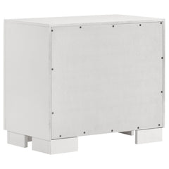 Jessica 2-drawer Nightstand Snow White - What&