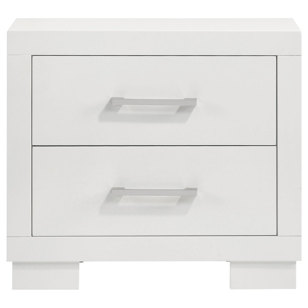 Jessica 2-drawer Nightstand Snow White - What&