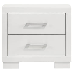 Jessica 2-drawer Nightstand Snow White - What&