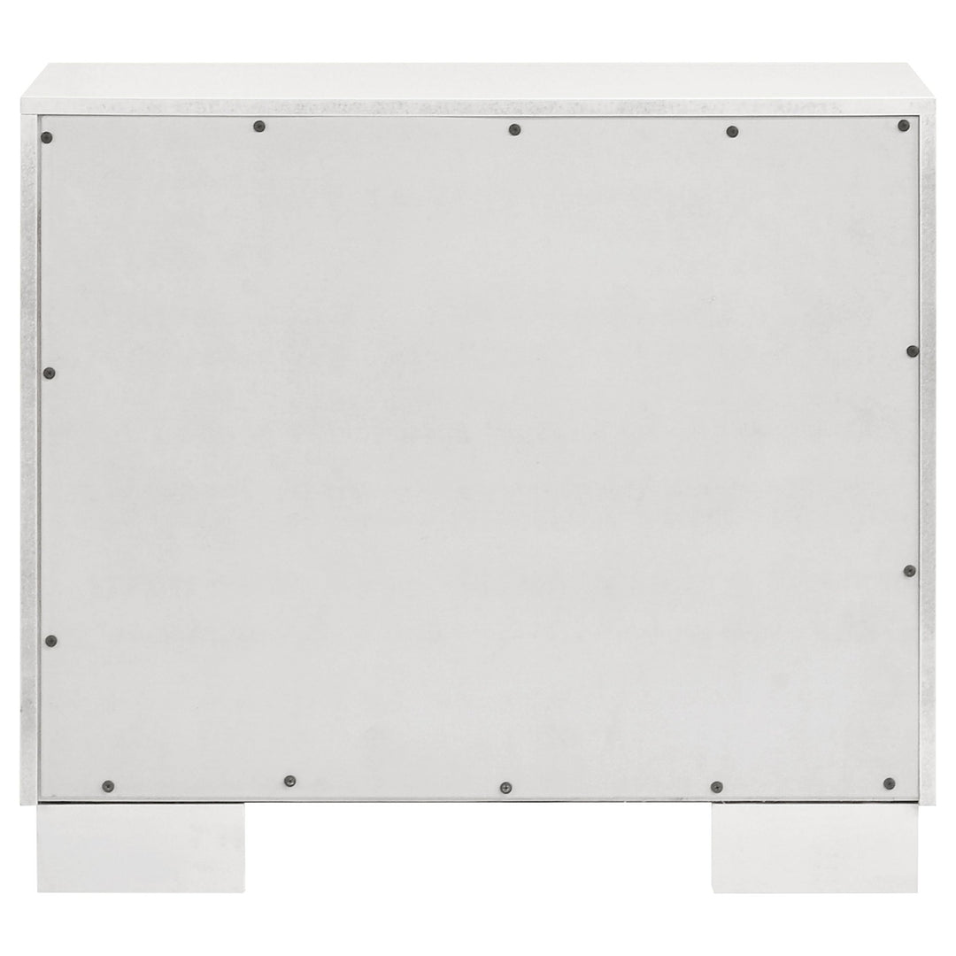 Jessica 2-drawer Nightstand Snow White - What&