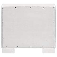 Jessica 2-drawer Nightstand Snow White - What&