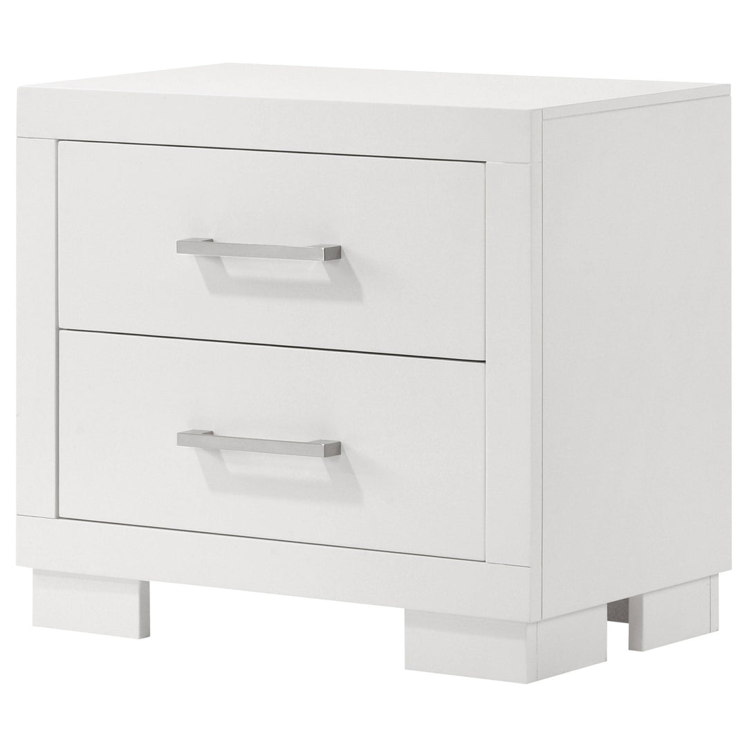 Jessica 2-drawer Nightstand Snow White - What&