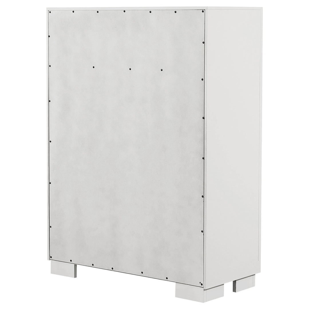Jessica 5-drawer Bedroom Chest Snow White - What&
