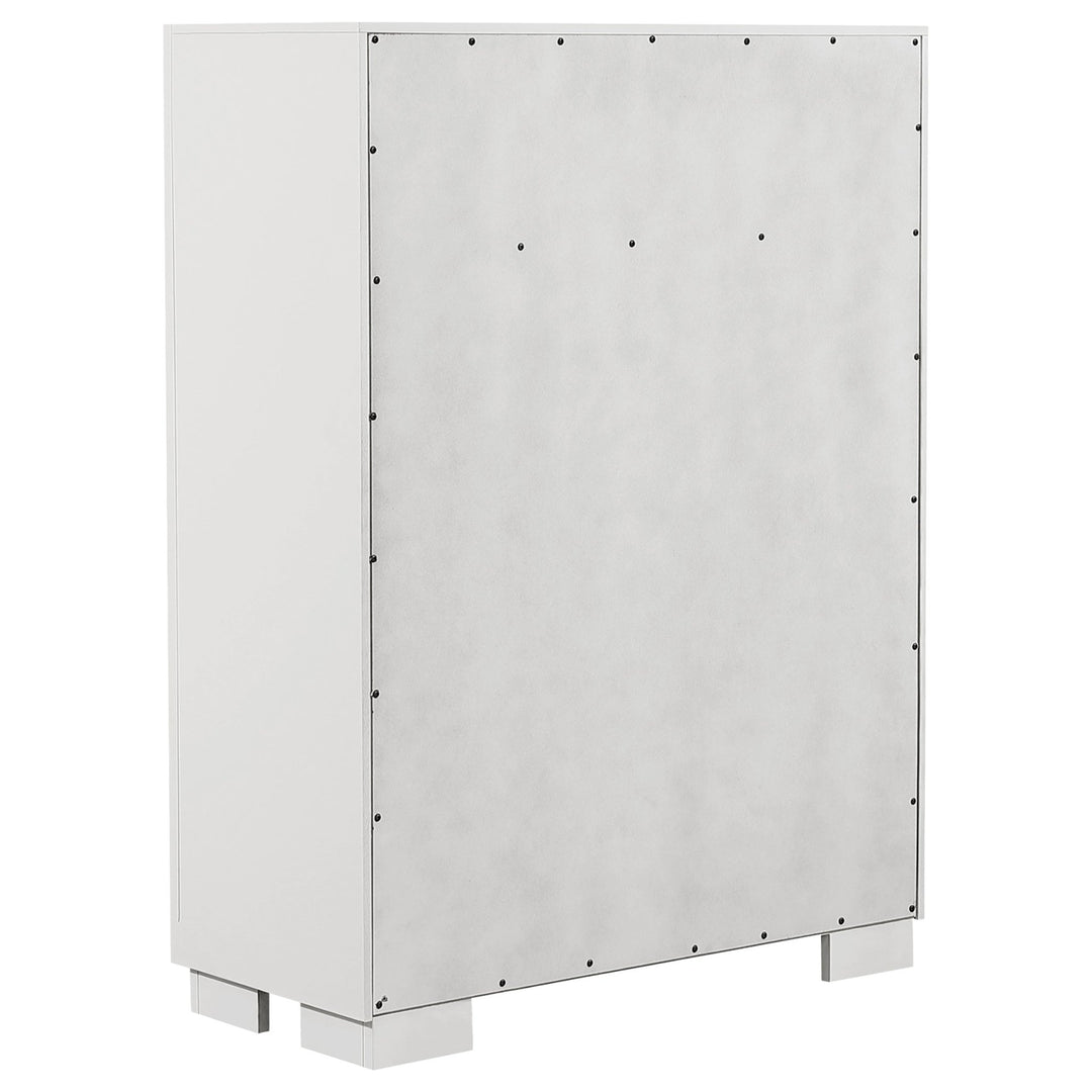 Jessica 5-drawer Bedroom Chest Snow White - What&