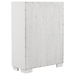 Jessica 5-drawer Bedroom Chest Snow White - What&