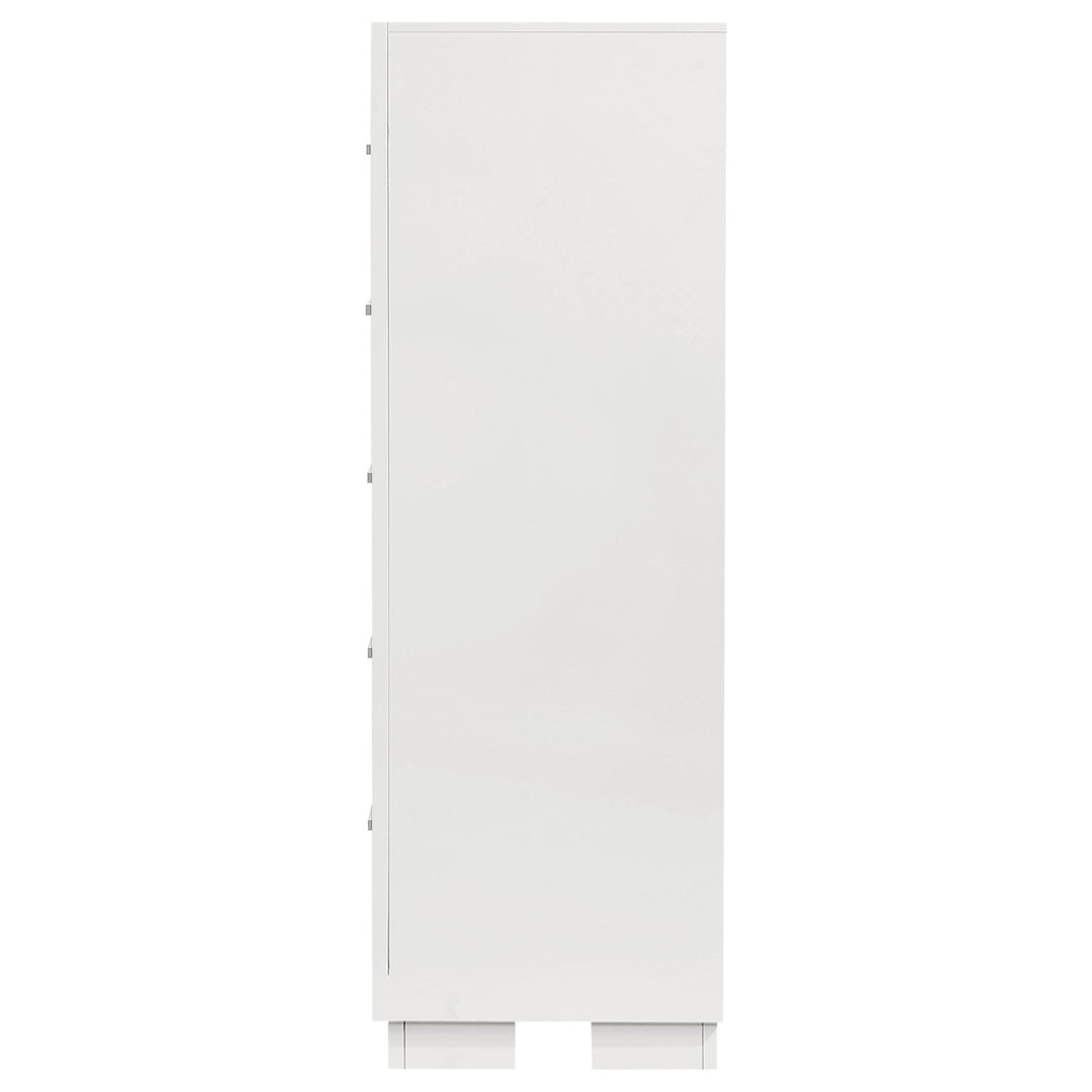 Jessica 5-drawer Bedroom Chest Snow White - What&