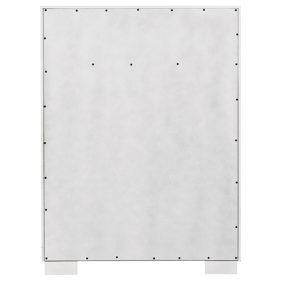 Jessica 5-drawer Bedroom Chest Snow White - What&