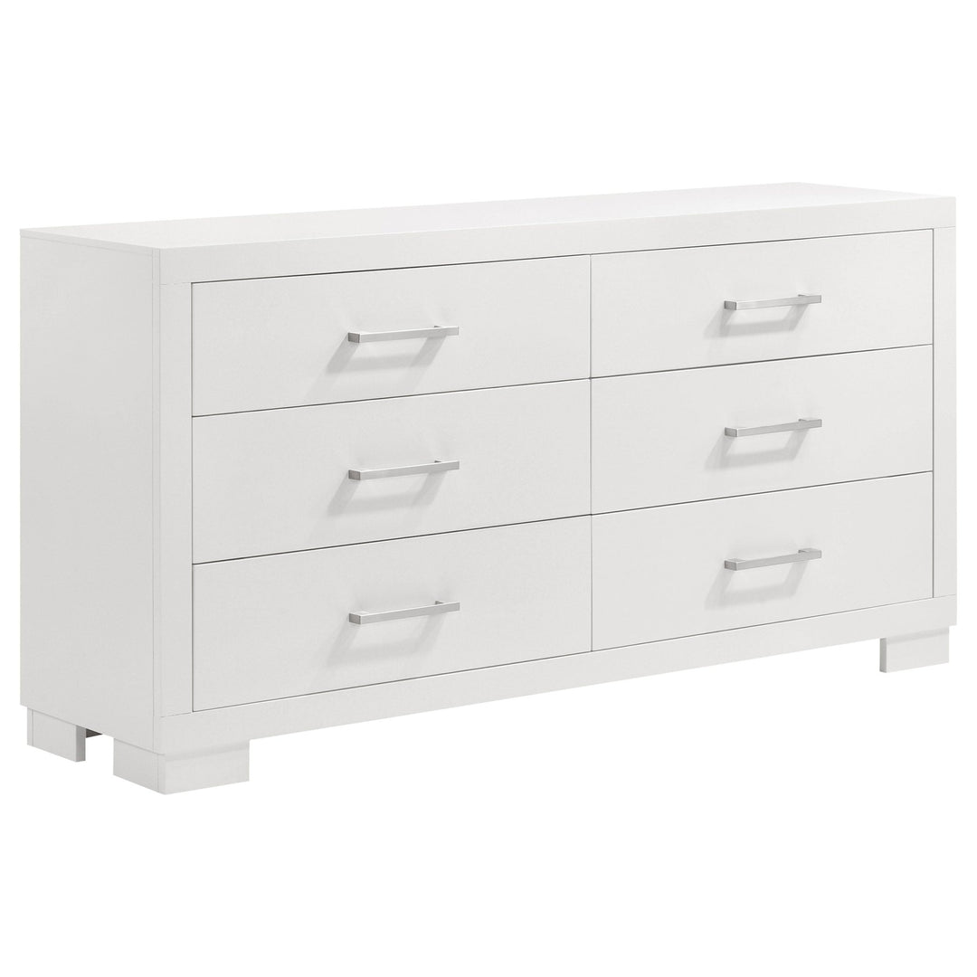 Jessica 6-drawer Dresser Snow White - What's New Furniture Portland