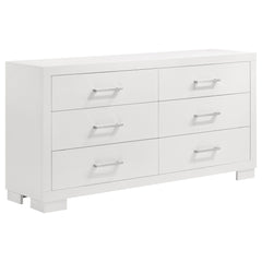Jessica 6-drawer Dresser Snow White - What&
