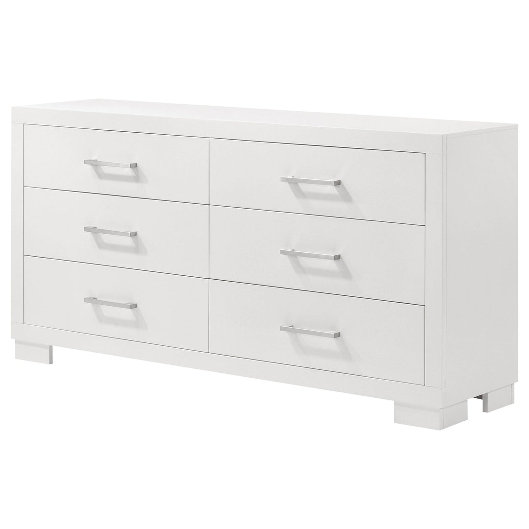 Jessica 6-drawer Dresser Snow White - What&