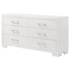 Jessica 6-drawer Dresser Snow White - What&