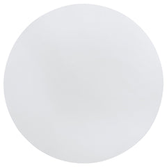 Judd 54-inch Round Dining Wood Table with Shelf Pearl White - What&