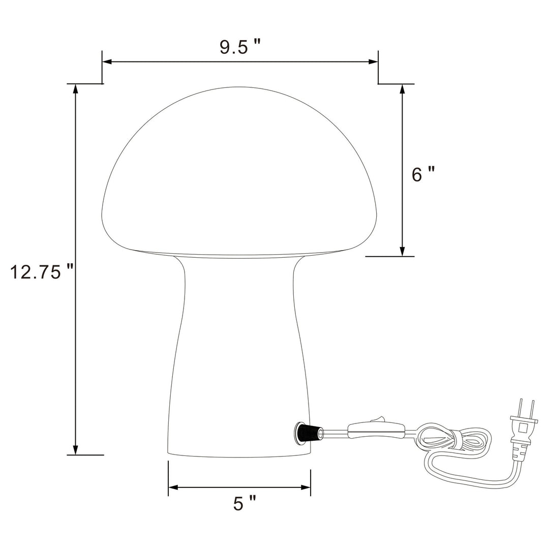 Kanaby Mushroom Glass Table lamp - What&