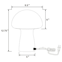 Kanaby Mushroom Glass Table lamp - What&