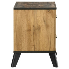 Kaywood 2-drawer Nightstand Bedside Table Natural Pine - What&