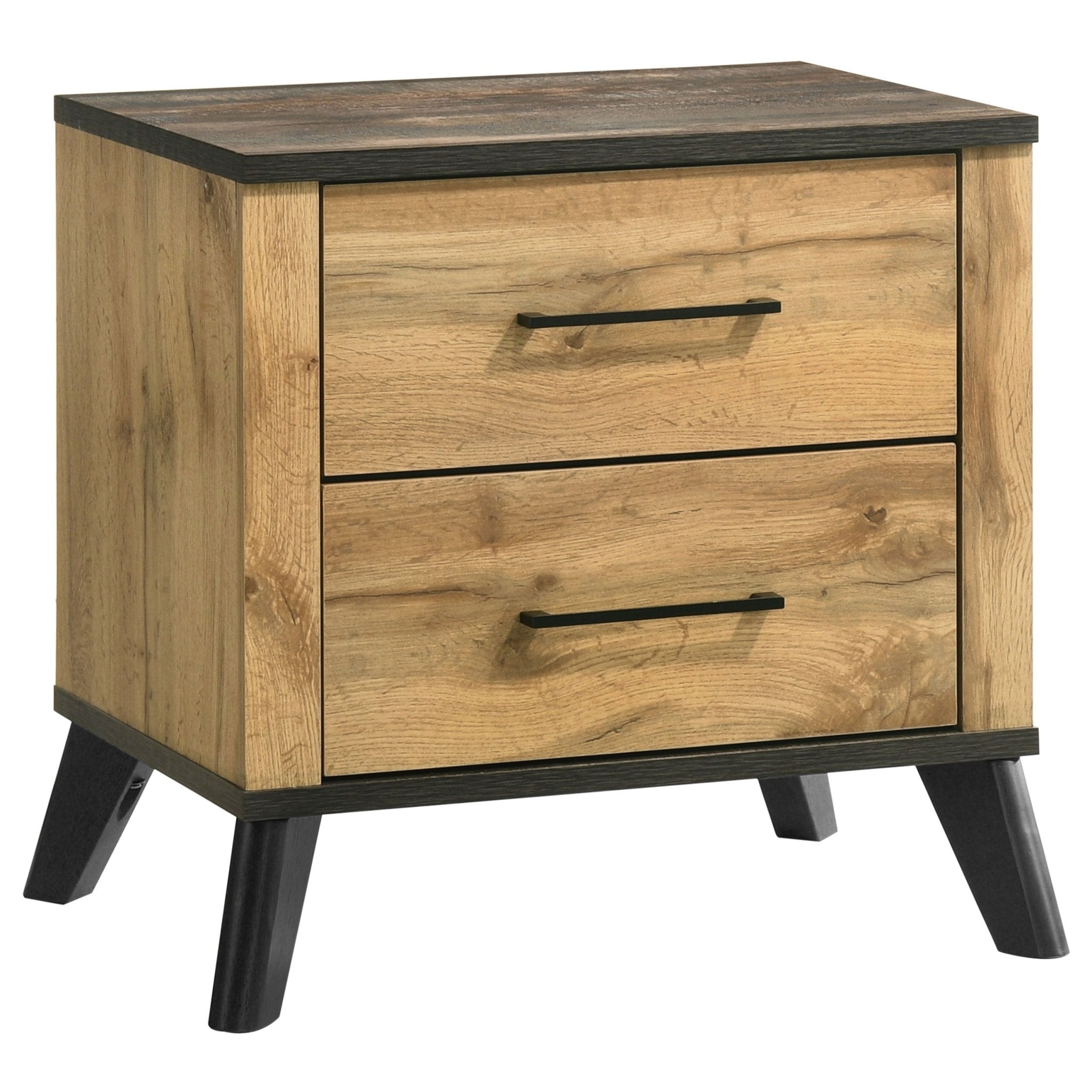 Kaywood 2-drawer Nightstand Bedside Table Natural Pine - What's New Furniture Portland