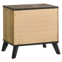 Kaywood 2-drawer Nightstand Bedside Table Natural Pine - What&