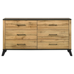 Kaywood 6-drawer Dresser Cabinet Natural Pine - What&