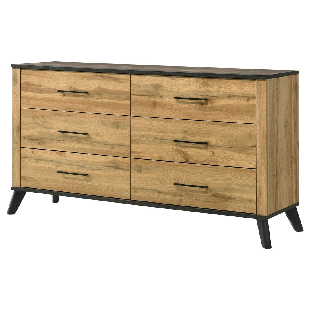 Kaywood 6-drawer Dresser Cabinet Natural Pine - What&