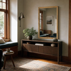 Kaywood Dresser Mirror Natural Pine styled in Portland Ladd&