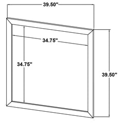 Kaywood Dresser Mirror Natural Pine - What&